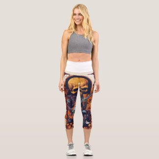 Leggings Capri "Desvelando la elegancia de las leyendas de la fir