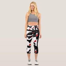 Leggings Capri Detectar las bolas rojas
