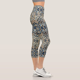 Leggings Capri Diamante azul