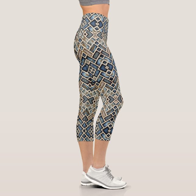 Leggings Capri Diamante azul (Derecha)