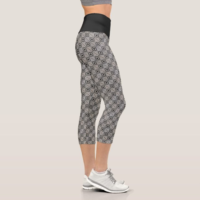 Leggings Capri Diamante negro (Derecha)