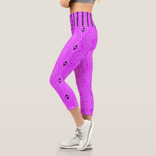 Leggings Capri Diamante rosa