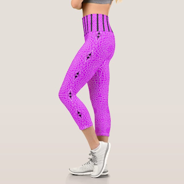 Leggings Capri Diamante rosa (Izquierda)