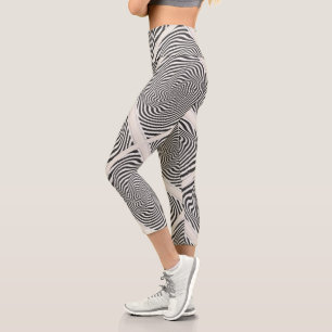 Leggings Capri Diamond Swirl