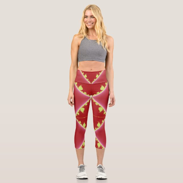 Leggings Capri Diamonds & Rust (Anverso)