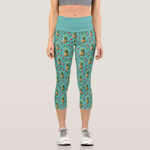 Leggings Capri Dicha de Piña y Cereza