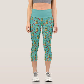 Leggings Capri Dicha de Piña y Cereza