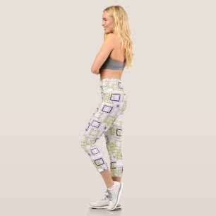 Leggings Capri Dimensiones de interbloqueo