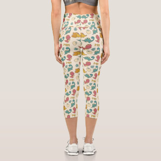 Leggings Capri Dinosaurio
