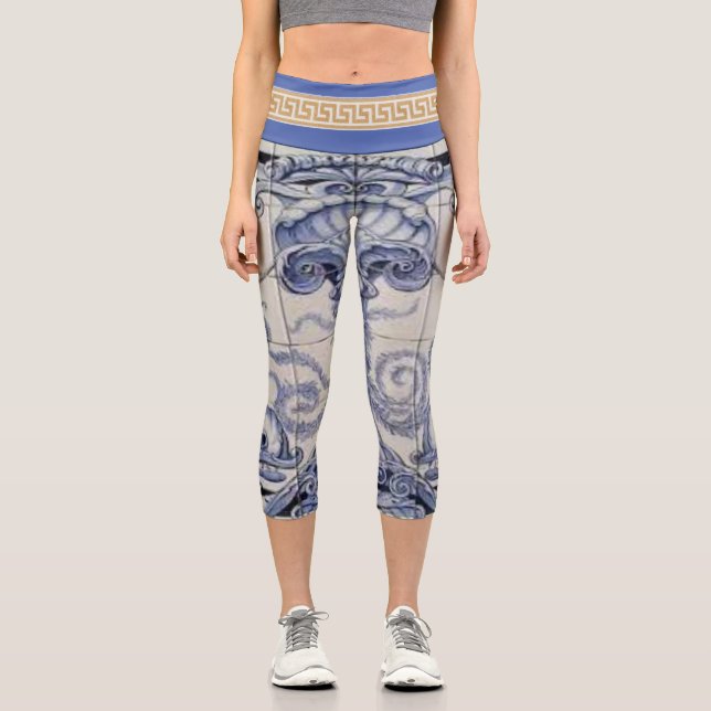 Leggings Capri Diosa del mar (Anverso)