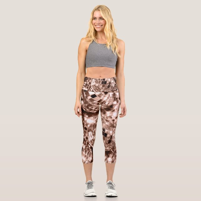 Leggings Capri Disco Balls Glam 17 (Anverso)