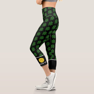 Leggings Capri Diseño de bolas divertida Personalizado Lucky 4 L