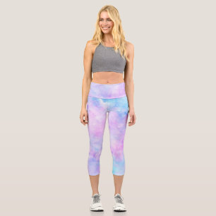 Leggings Capri Diseño de la Serie Galaxia Pintada 12