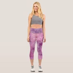Leggings Capri Diseño Dusk Rosa Galaxy Series 2