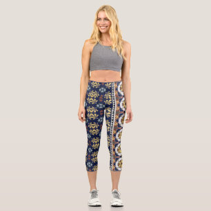 Leggings Capri Diseños portugueses Capris de alta potencia
