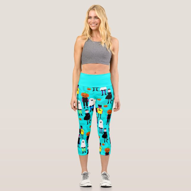 Leggings Capri disfraces de halloween niños mime murs (Anverso)