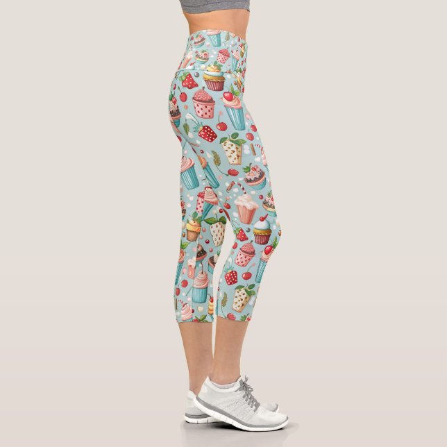 Leggings Capri Diversión de Helado (Derecha)