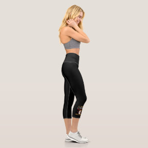 Leggings Capri Dog Ate My Homework - Aprendiendo Cita Francesa