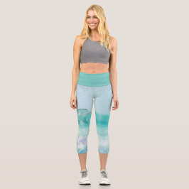Leggings Capri Dolphin Splash
