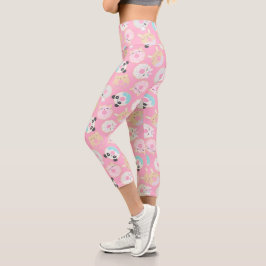 Leggings Capri donuts animales y rociadores lindos