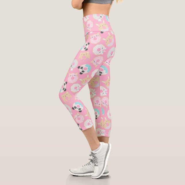 Leggings Capri donuts animales y rociadores lindos (Izquierda)