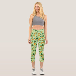 Leggings Capri Doodle del Día de San Patricio