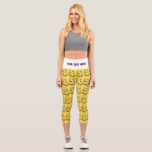 Leggings Capri dorado (Anverso)