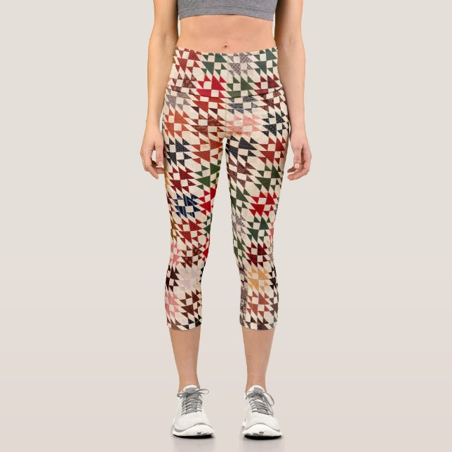 Leggings Capri Double X quilt (Anverso)