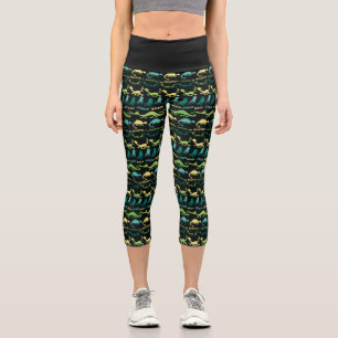 Leggings Capri Dr. Seuss   Patrón de Hallowen "Bump Jump"