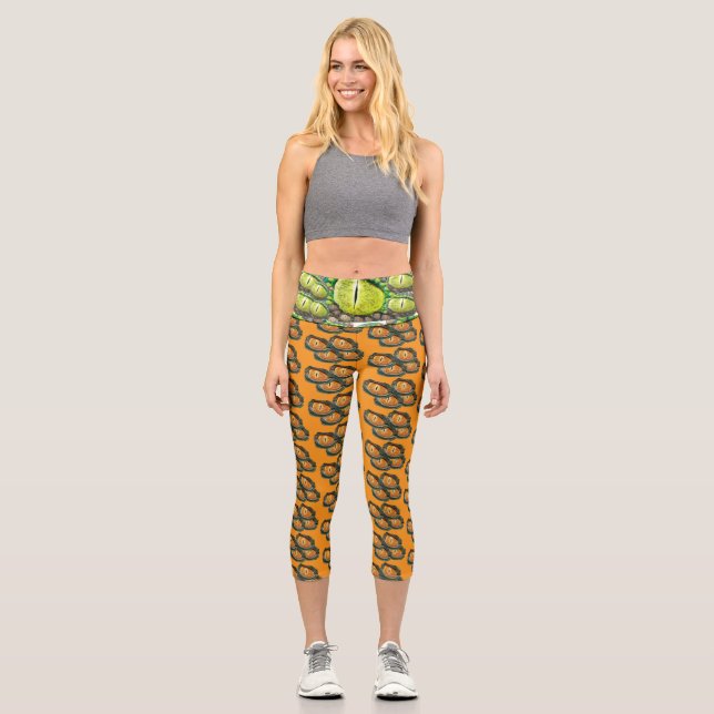 Leggings Capri Dragon Eye (Anverso)