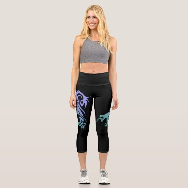 Leggings Capri Dragon Tribal (Anverso)