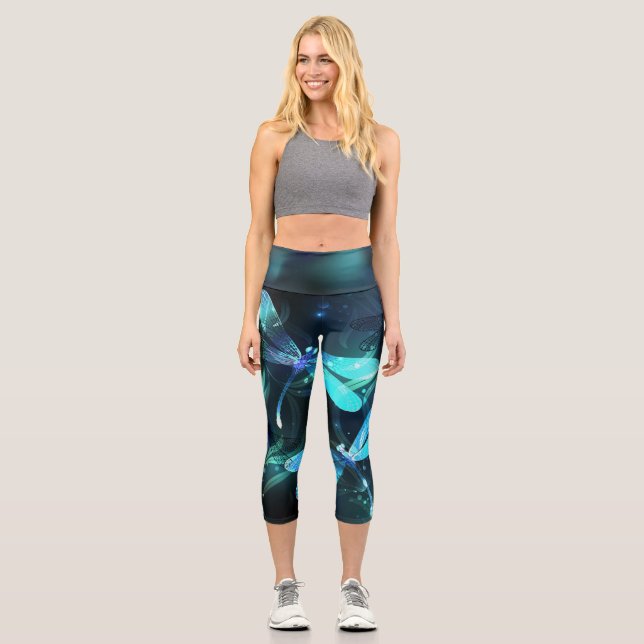 Leggings Capri Dragonflies (Anverso)