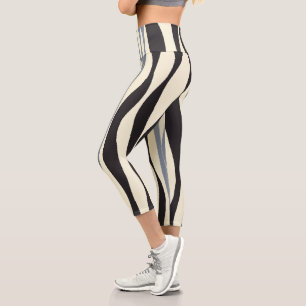 Leggings Capri Ebb y Flow en negro, gris y crema