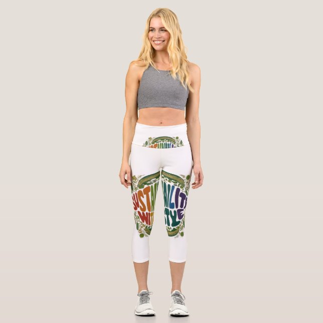 Leggings Capri Eco-Moda: Sostenibilidad con estilo" (Anverso)