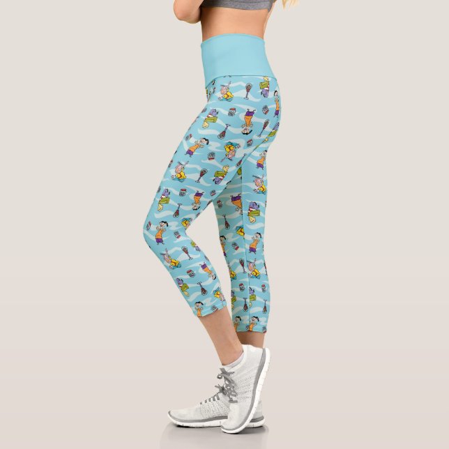 Leggings Capri Ed, Edd, n Eddy Pattern (Izquierda)