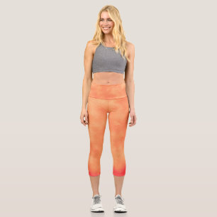 Leggings Capri Efecto de nube de tormenta elegante Tropical