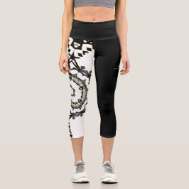 Leggings Capri El arte caleidoscopio del volumen uno ocho