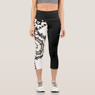 Leggings Capri El arte caleidoscopio del volumen uno ocho