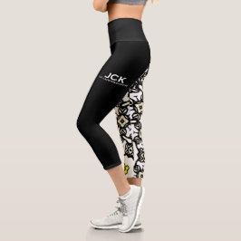 Leggings Capri El arte caleidoscopio del volumen uno siete