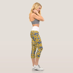 Leggings Capri El arte caleidoscopio uno del volumen once
