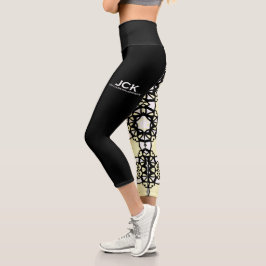 Leggings Capri El arte calidoscopio diez del volumen uno