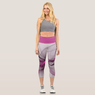 Leggings Capri El caos elegante, el arte contemporáneo abstracto 
