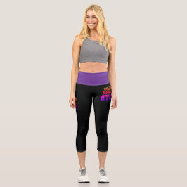 Leggings Capri El fútbol americano de bandera es mi vida 