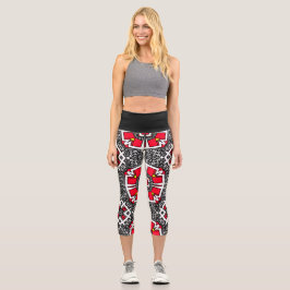 Leggings Capri El kaleidoscopio cinco del volumen dieciséis
