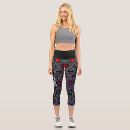 Leggings Capri El kaleidoscopio cinco del volumen trece
