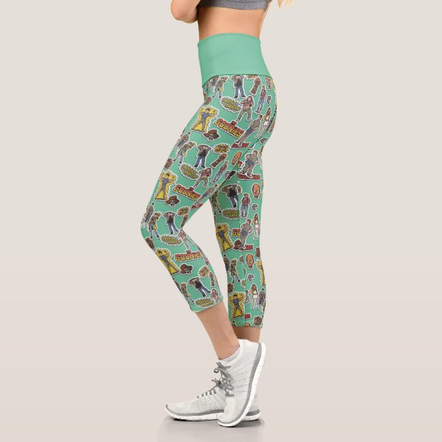 Leggings Capri El patrón retro Pegatina de las Goonies (Izquierda)