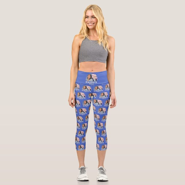 Leggings Capri Elección de Harris Walz (Anverso)
