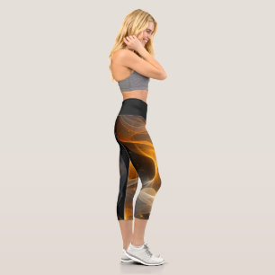 Leggings Capri Elegante Geo Yoga Capri Leggings! 🪐 ✨