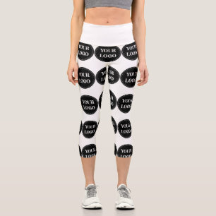 Leggings Capri elegante, moderno, refinado y editable.