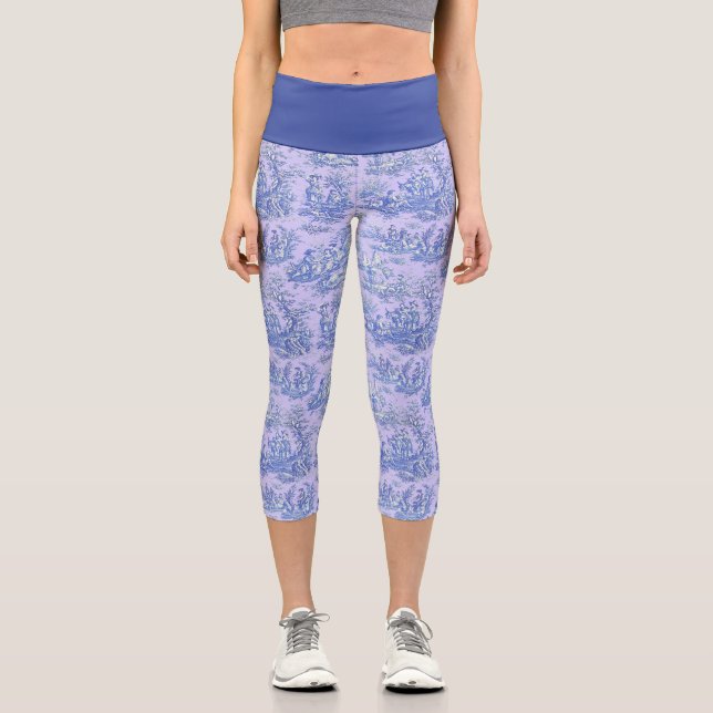 Leggings Capri Elegante toile de jouy (Anverso)